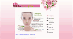 Desktop Screenshot of eileeskinspa.com